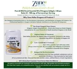 Ulei de Oregano 60 capsule moi Carvacrol 86% Zane Hellas Ulei de Oregano 60 capsule moi Carvacrol 86% Zane Hellas